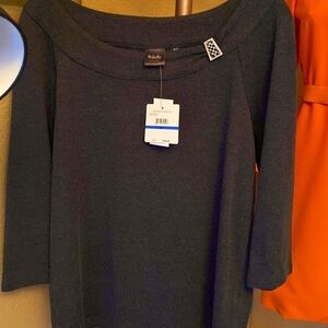 Rafaella Studio  grey sweater size XL new with tags